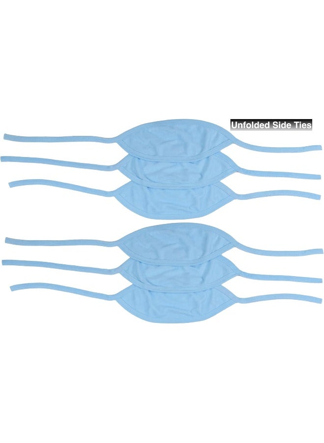 ToBeInStyle Babies' 3, 4, or 6-Pack Comfortable Newborn Baby Belly Binder Umbilical Cord Band, 6-pack: Blue, One Size - Image 4