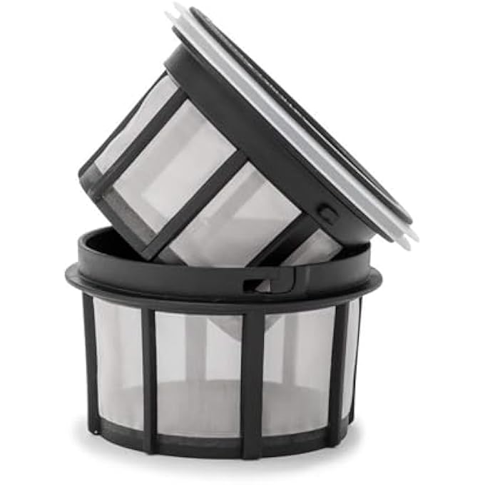 إسبرو مجموعة فلتر قهوة إضافي 1008Cf2 من الفولاذ المقاوم للصدأ ومكابس سفر باللون الأسود - Image 2