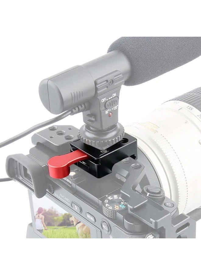 NICEYRIG NATO Lock Clamp with Quick Release Safety Rail 7cm for LED Light Video Monitor Microphone - 080 - Image 3