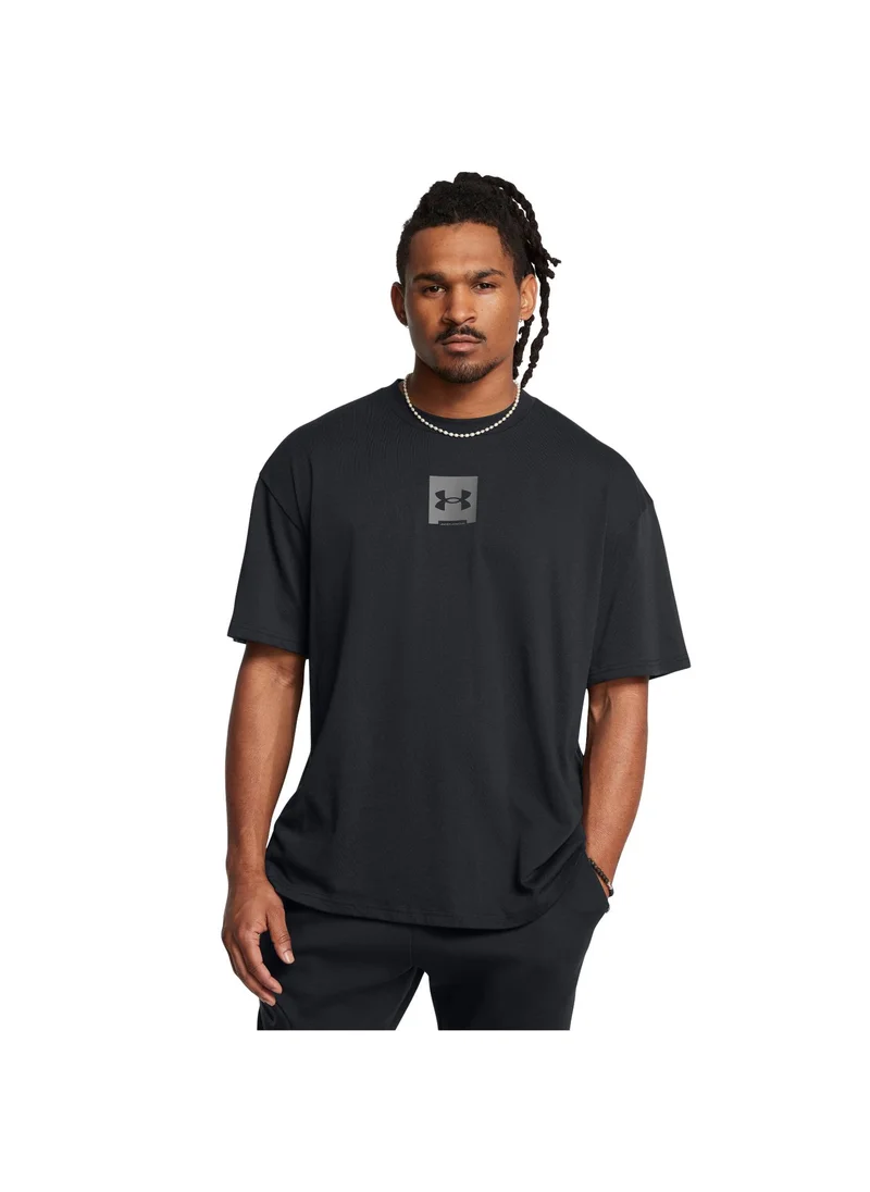 اندر ارمور Heavyweight Oversized Logo T-shirt