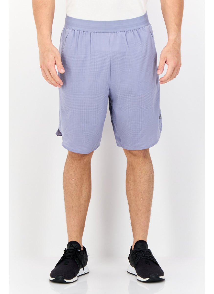 Adidas Men Sportswear Fit 9 Inseam Training Shorts, Grey  - Image 1