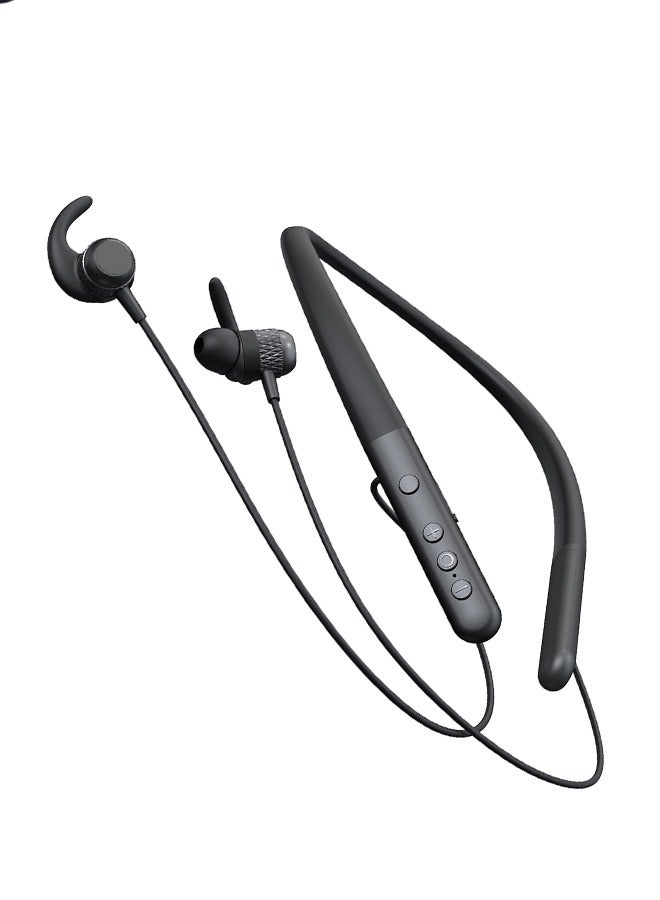 Soundbreeze SEEKEN Soundbreeze Wireless Bluetooth Headphones - Black | 40 Hours Playtime | Magnetic Cable | Premium Design | High-Quality.  - Image 2
