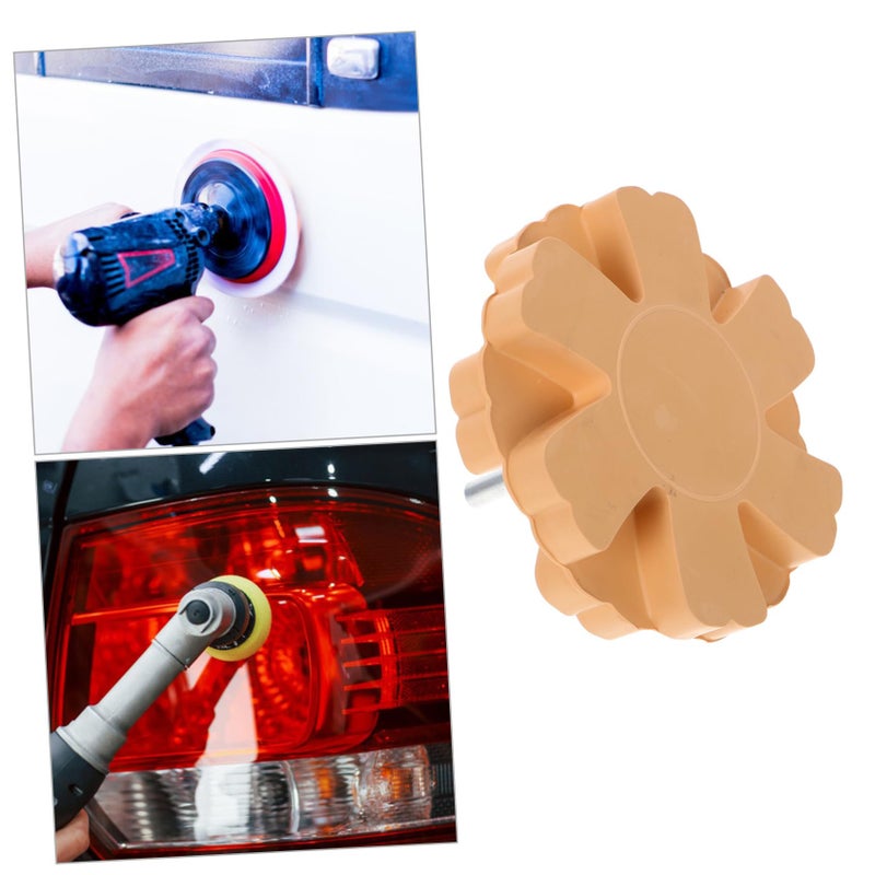 Rubber Eraser Wheel Drill Adapter for Car Decal Sticker Removal Adhesive Remover Tool - Image 5