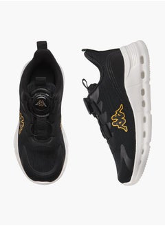 Kappa Boys' Logo Print Sports Shoes With Rotating Buckle Closure  - Image 1