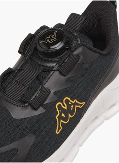 Kappa Boys' Logo Print Sports Shoes With Rotating Buckle Closure  - Image 4