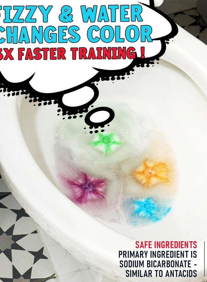 FIZZY STARS Potty Training - New Bubbling Coloring Changing Targets (2 Pack) - Image 2