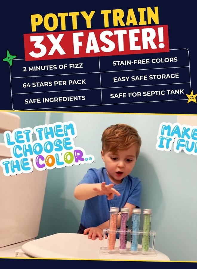 FIZZY STARS Potty Training - New Bubbling Coloring Changing Targets (2 Pack) - Image 5