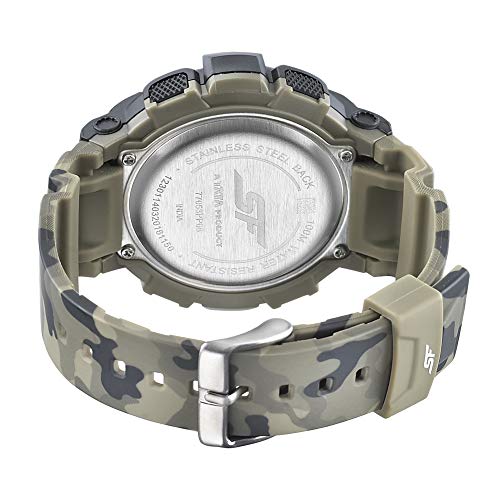 SF Camo Digital Black Round Dial Men's Sport Watch-77053PP08 - Image 4