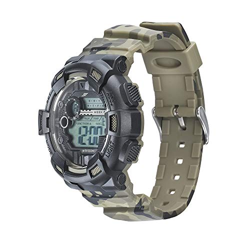 SF Camo Digital Black Round Dial Men's Sport Watch-77053PP08 - Image 2