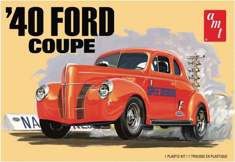 AMT 1940 Ford Coupe 125 Scale Model Kit - Image 2