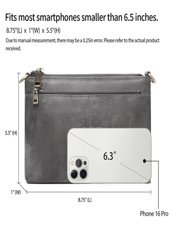 SENDEFN Leather Crossbody Bag for Women Small Clutch Purses Crossbody Shoulder Handbag Wallet Purses RIFD Card Slots - Image 4