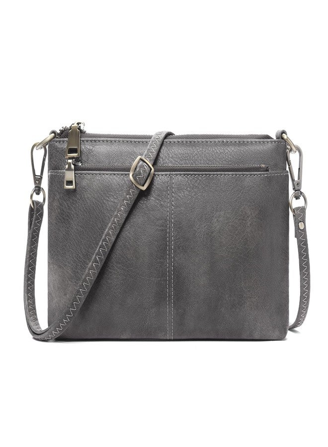 SENDEFN Leather Crossbody Bag for Women Small Clutch Purses Crossbody Shoulder Handbag Wallet Purses RIFD Card Slots - Image 1