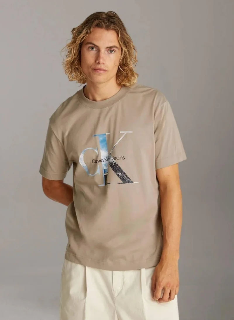 Monogram Photo Print T-Shirt