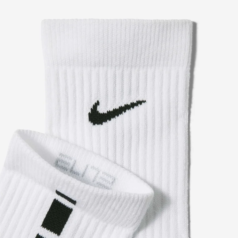 Nike White Elite 2.0 Cushioned Crew Socks (1 Pair)  | Best Price UAE