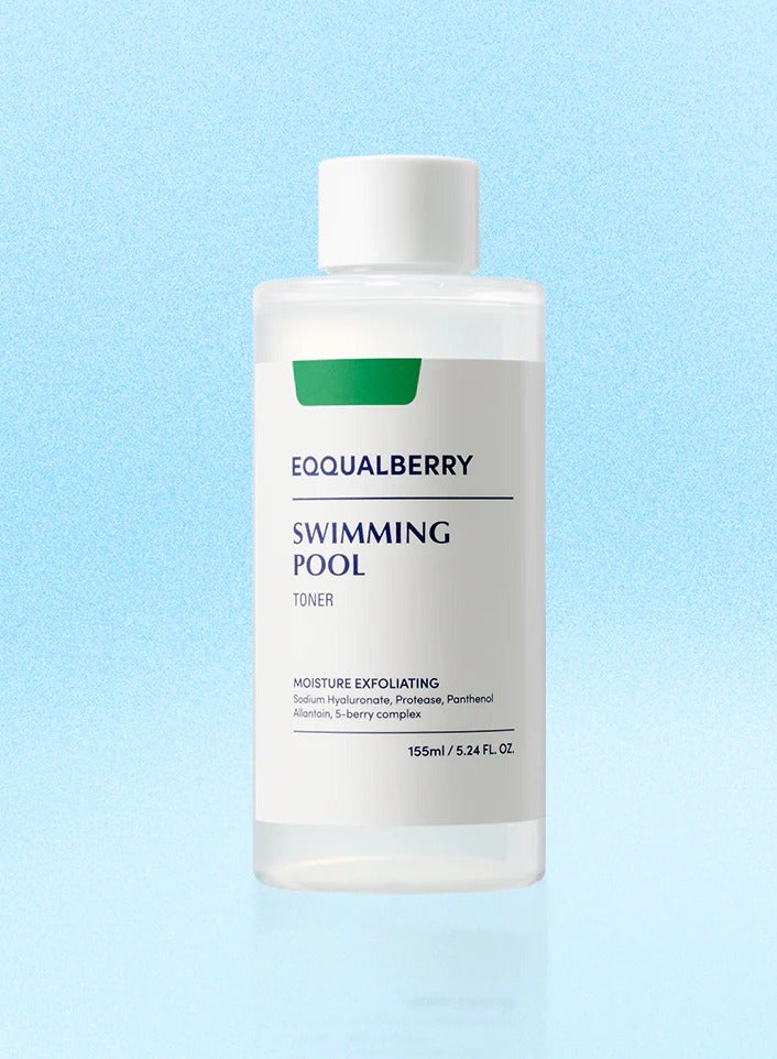 EQQUALBERRY - Swimming Pool Moisture Exfloliating Toner 155ml - Image 1