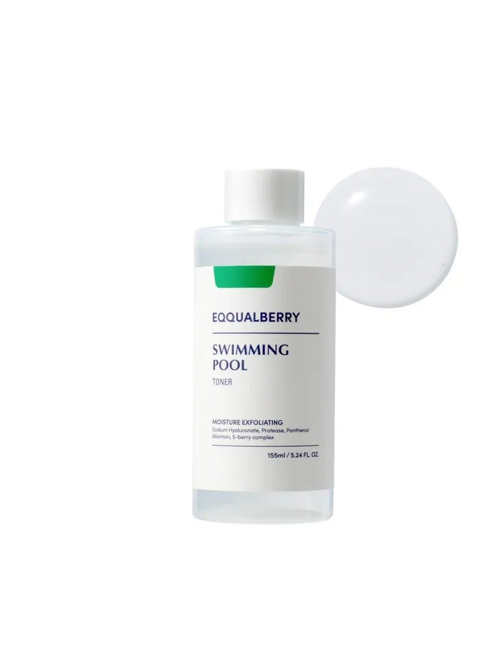 EQQUALBERRY - Swimming Pool Moisture Exfloliating Toner 155ml - Image 2