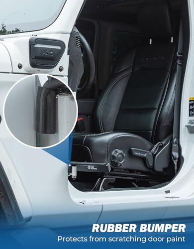 JOYTUTUS 120 Upgraded Wrangler Foot Pegs Doors Off Compatible with Wrangler JK JL Gladiator JT 2007 to 2026 Exterior Door Hinge Foot Pegs Foot Rest Pedals US Flag Pattern - Image 3