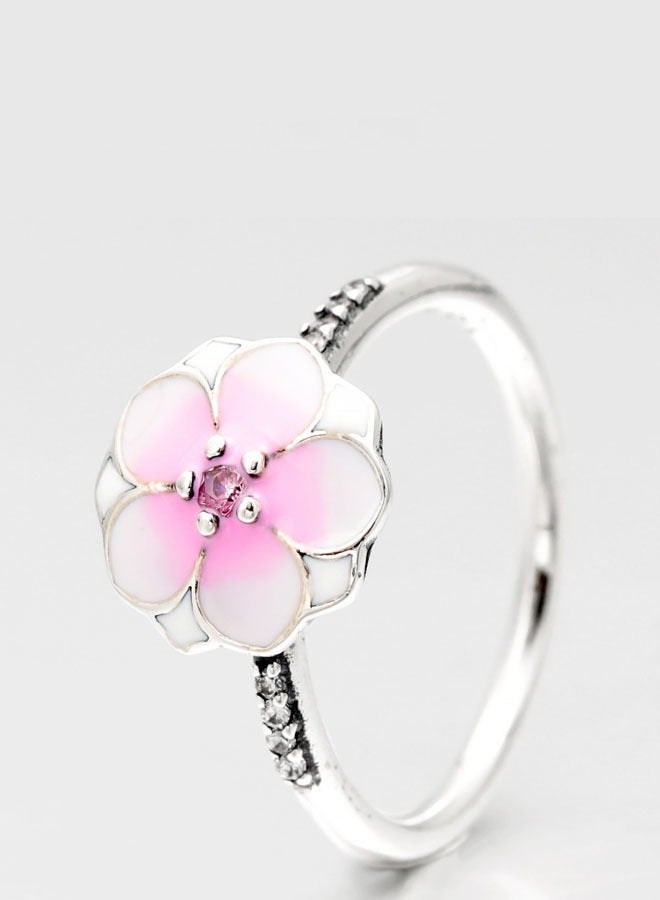 Pan Home Women's ring is unique, fashionable and versatile with diamonds (size: 54) - Image 1