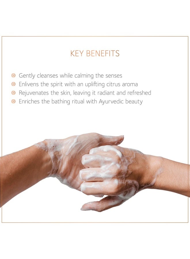 سول تري غسول الجسم المجدد للحيوية من SoulTree برائحة النيرولي، 100 مل | مكونات أيورفيدية بنسبة 100% مع النيرولي والزيوت العطرية النقية | منظف للجسم منعش، باعث على الانتعاش، ومنشط للبشرة | خالٍ من البارابين، والسيليكون، والعطور الاصطناعية - Image 3