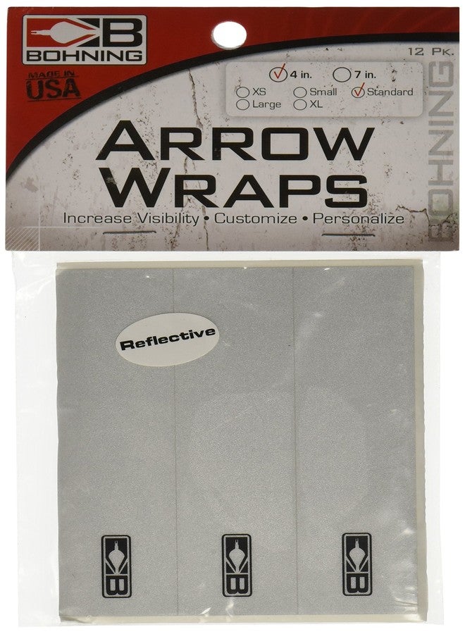 13 - Pk. Bohning 4 inch Blazer Wraps, REFLECTIVE