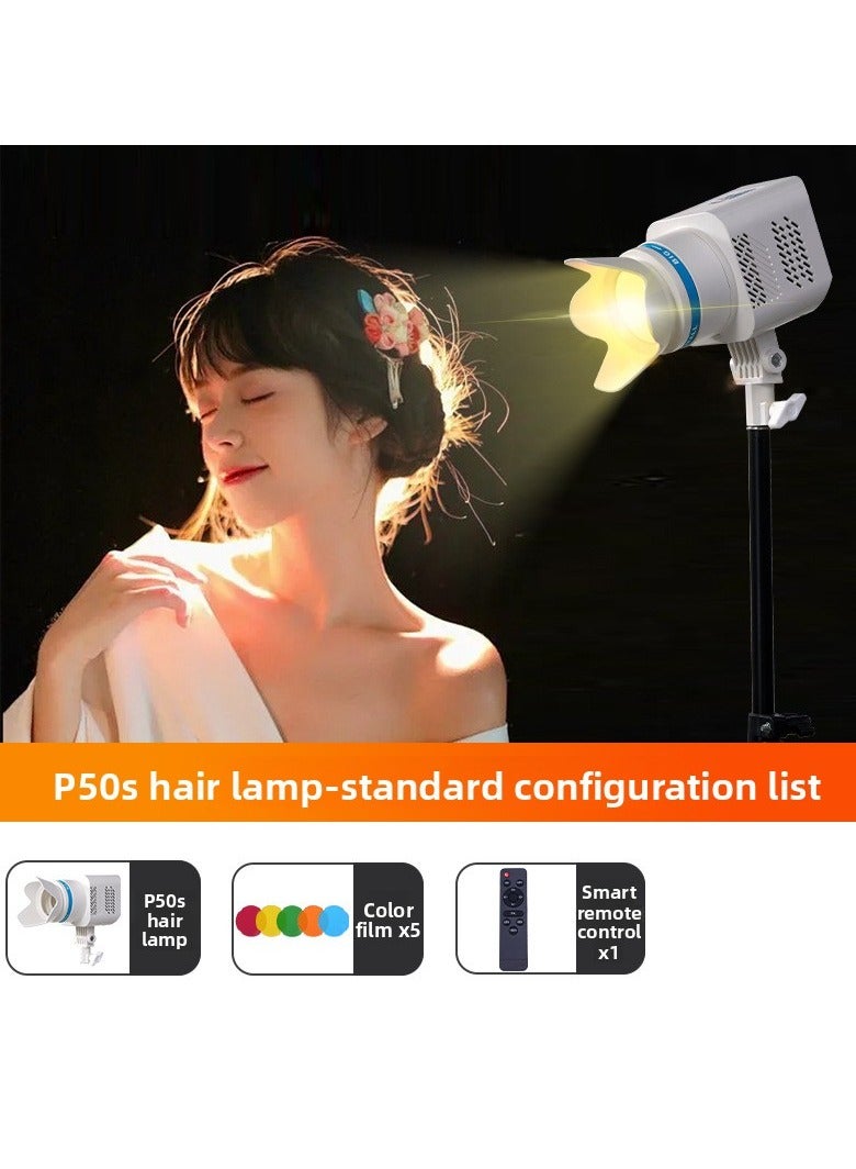 High Brightness Focused LED Fill Light with Adjustable Aperture, Bi-Color 2700–8000K COB Light, Remote Control, 18–60° Beam Angle, 270° Adjustable Lighting for Photography and Video - Image 2