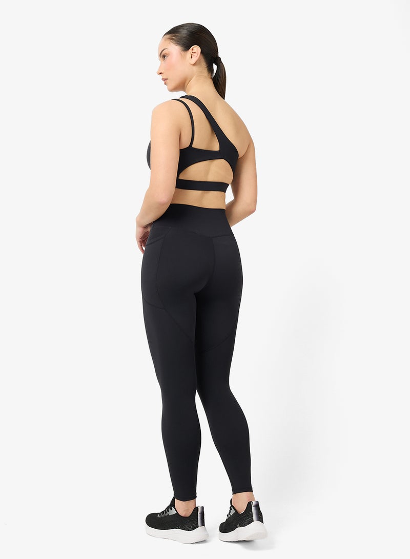 فورورد طقم ليقنز وتوب بدون أكمام ناعم بظهر مكشوف - Image 2