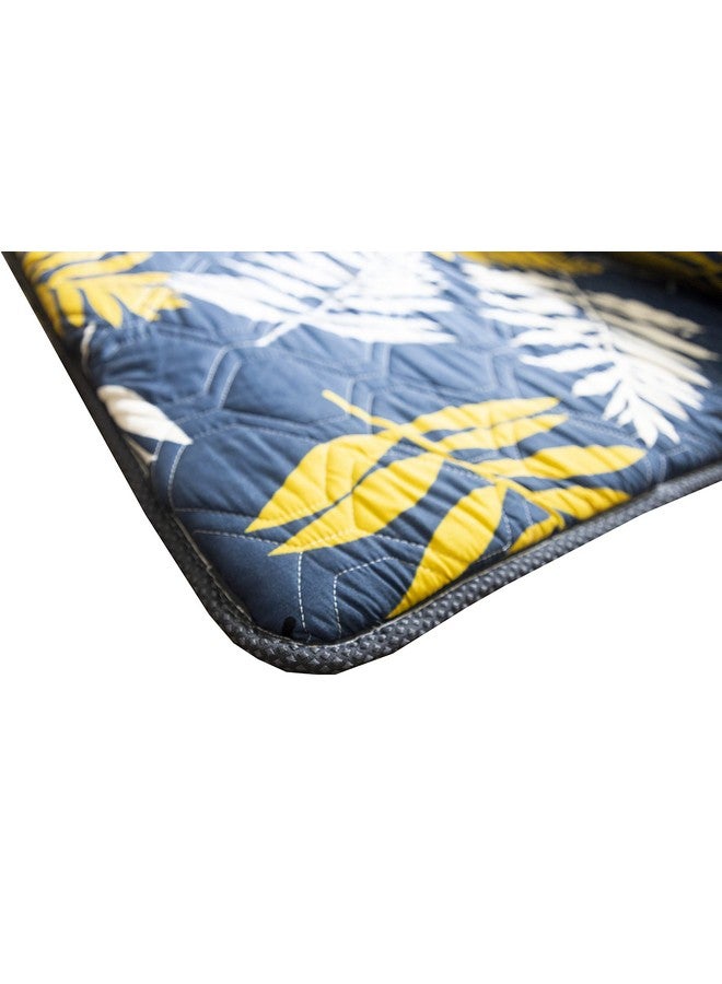 SPINEHEAL MATTRESS SPINEHEAL MATTRESS Rollable HD Foam Filled Leaf Printed Bed Mattress | Roll-Up Travel Mattresses for Floor, Bed, Guest, Picnic, Camp | Light Weight, Single Size Mattress (78X30X1 Inches) - Image 4