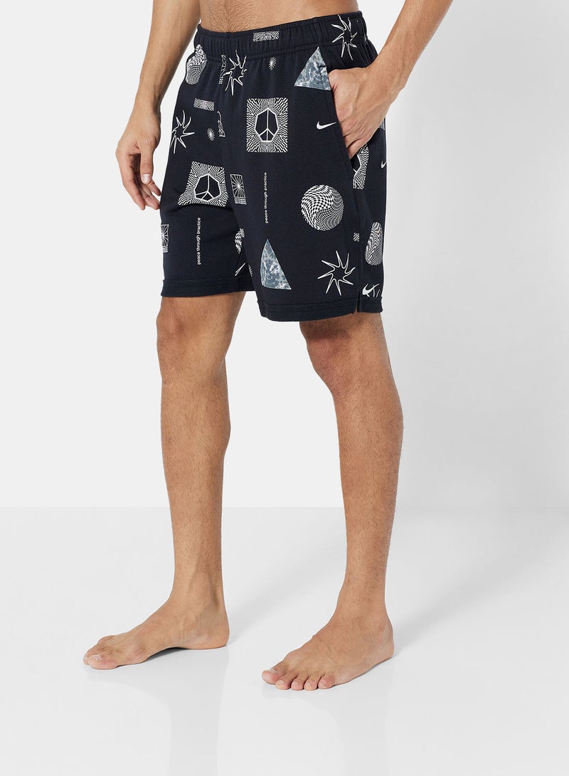 Yoga Therma-FIT Graphic Fleece Shorts