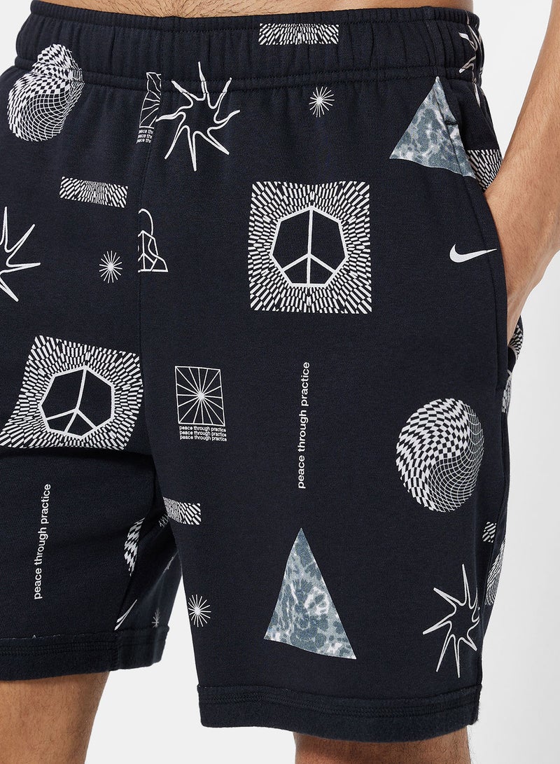 Yoga Therma-FIT Graphic Fleece Shorts