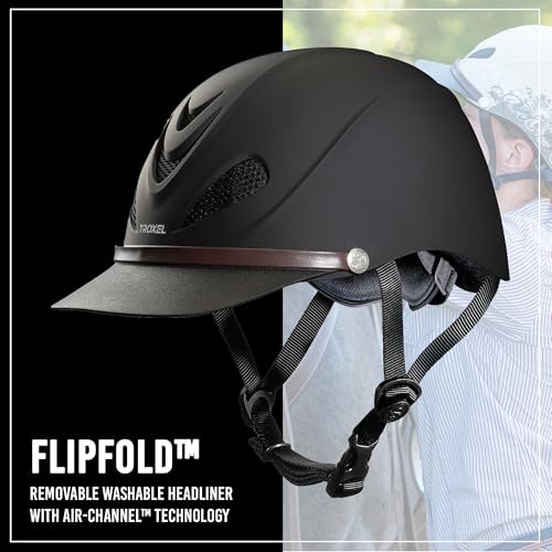 Troxel Dakota Trail Horse Riding Helmet, Low-Profile Light Adjustable Design, Safety Horseback Riding Gear - Image 3