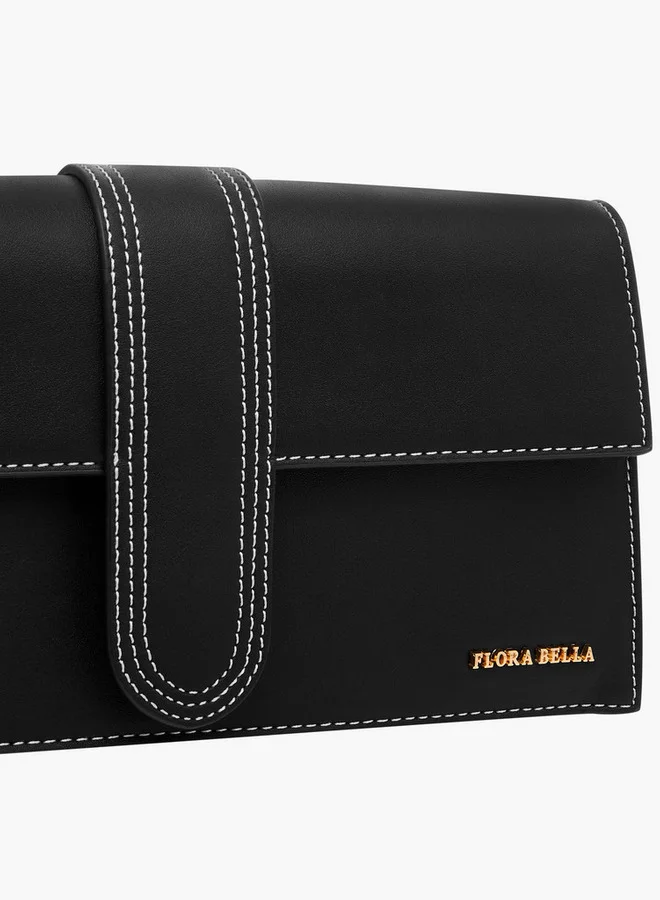 Flora Bella By Shoexpress Solid Shoulder Bag with Detachable Strap
