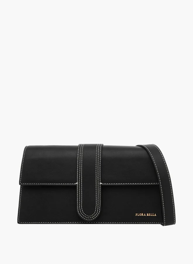 Flora Bella By Shoexpress Solid Shoulder Bag with Detachable Strap