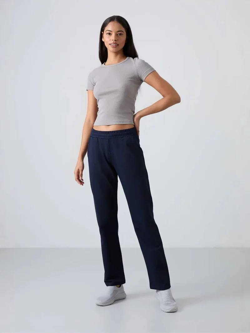 تومي لايف TOMMY Women’s Straight-Leg Fleece Sweatpants