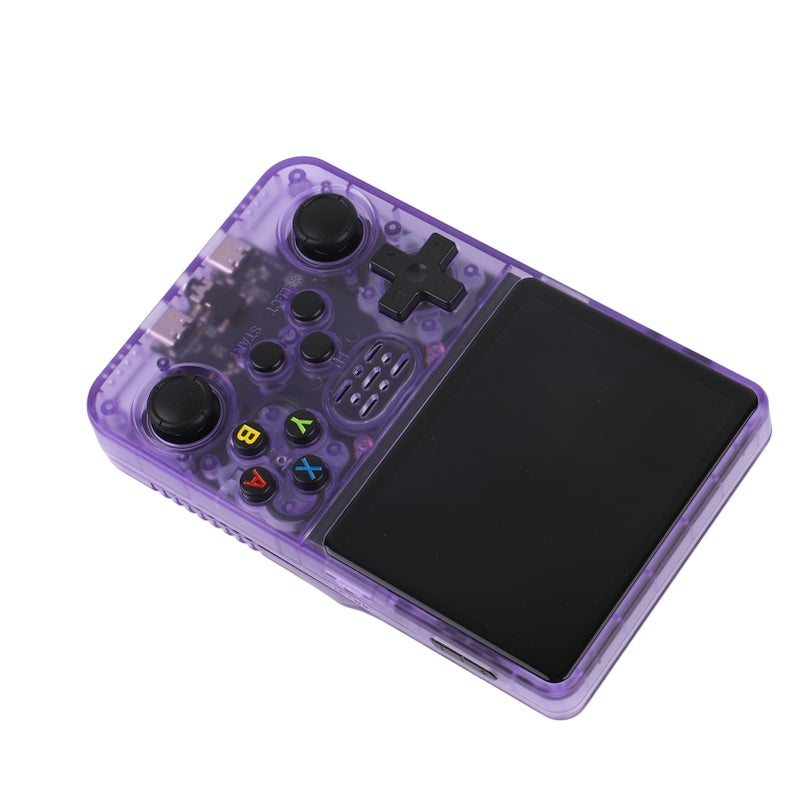 Handheld Retro Gaming Console 3.5 Inch Screen DDR3L 1GB Retro Video Game Console Transparent Purple - Image 5