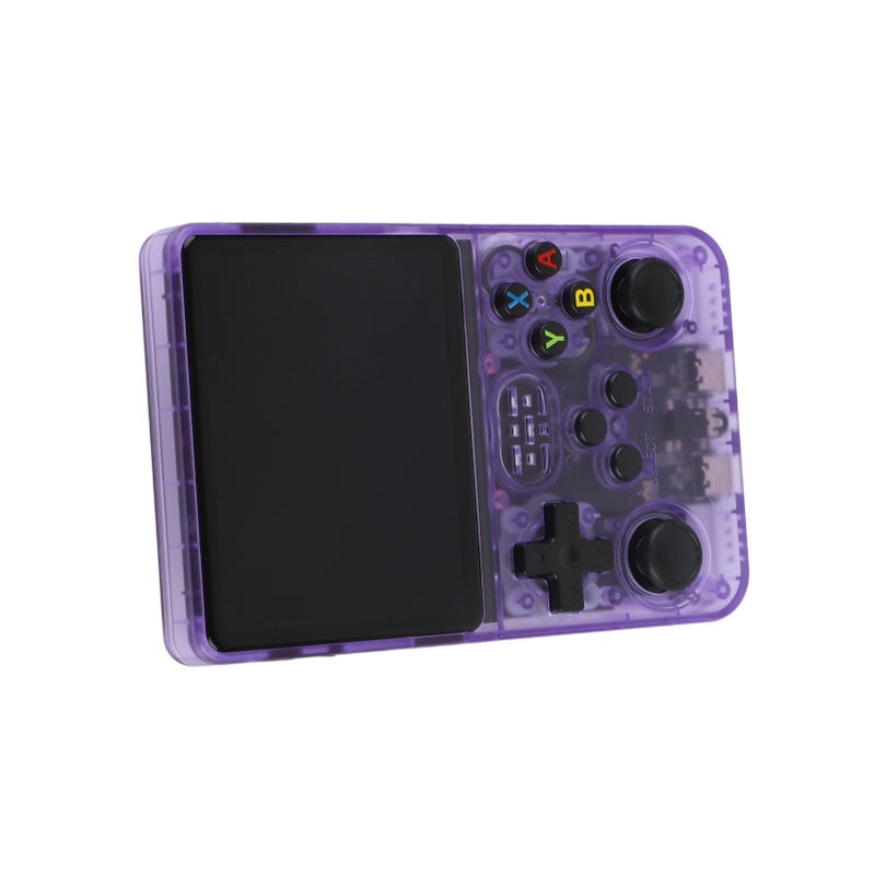 Handheld Retro Gaming Console 3.5 Inch Screen DDR3L 1GB Retro Video Game Console Transparent Purple - Image 3