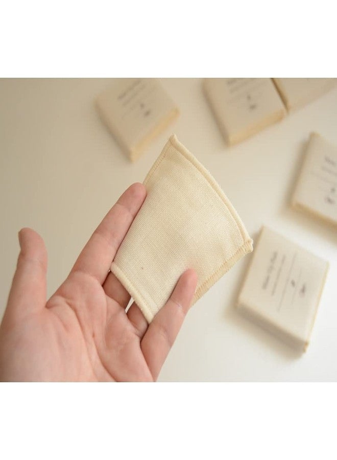 Nawrap Organic Cotton Reusable Make-Up Pads, 12-Pack of Reusable Cotton Pads, Made in Japan - Image 2