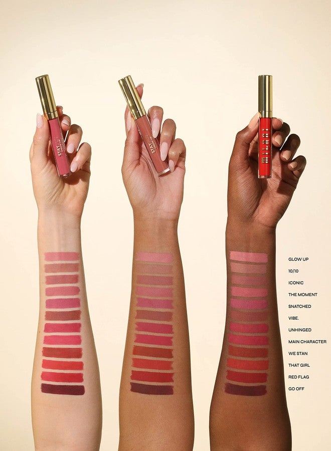 Milani Stay Put Longwear Liquid Lipstick - Smudge-Proof, Kiss-Proof, and Fade-Resistant Formula for All-Day Wear - Glow Up - Image 3