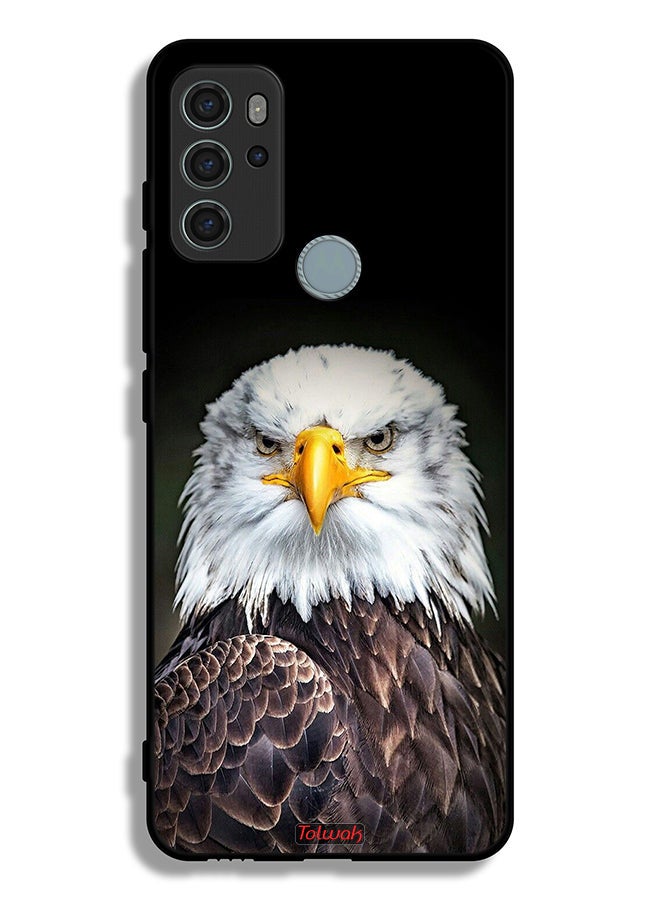 Tolwak Motorola Moto G60S Protective Case Cover Eagle - Image 2