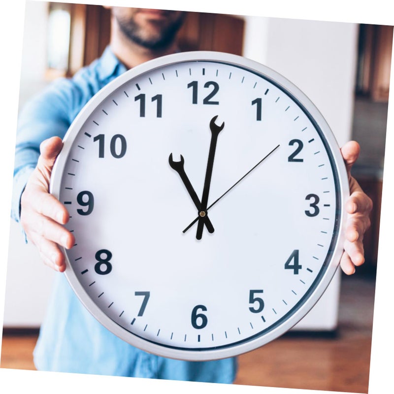 DIY Silent Wall Clock Movement Mechanism Set 35CM Diameter with Hands and Shaft - Image 4