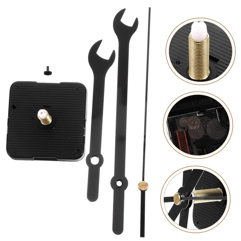 DIY Silent Wall Clock Movement Mechanism Set 35CM Diameter with Hands and Shaft - Image 5