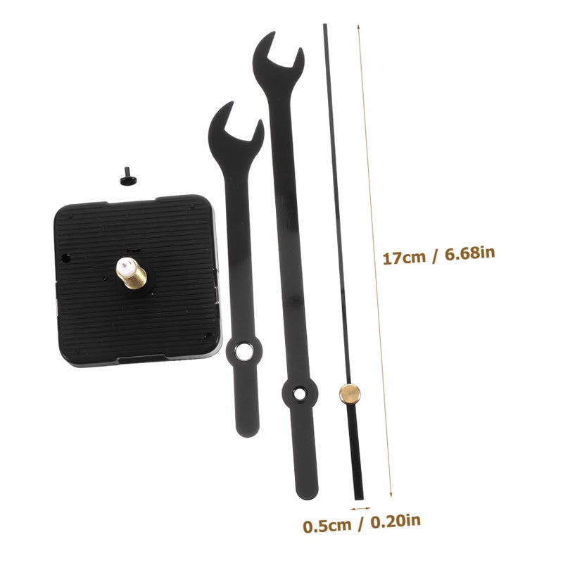 DIY Silent Wall Clock Movement Mechanism Set 35CM Diameter with Hands and Shaft - Image 3