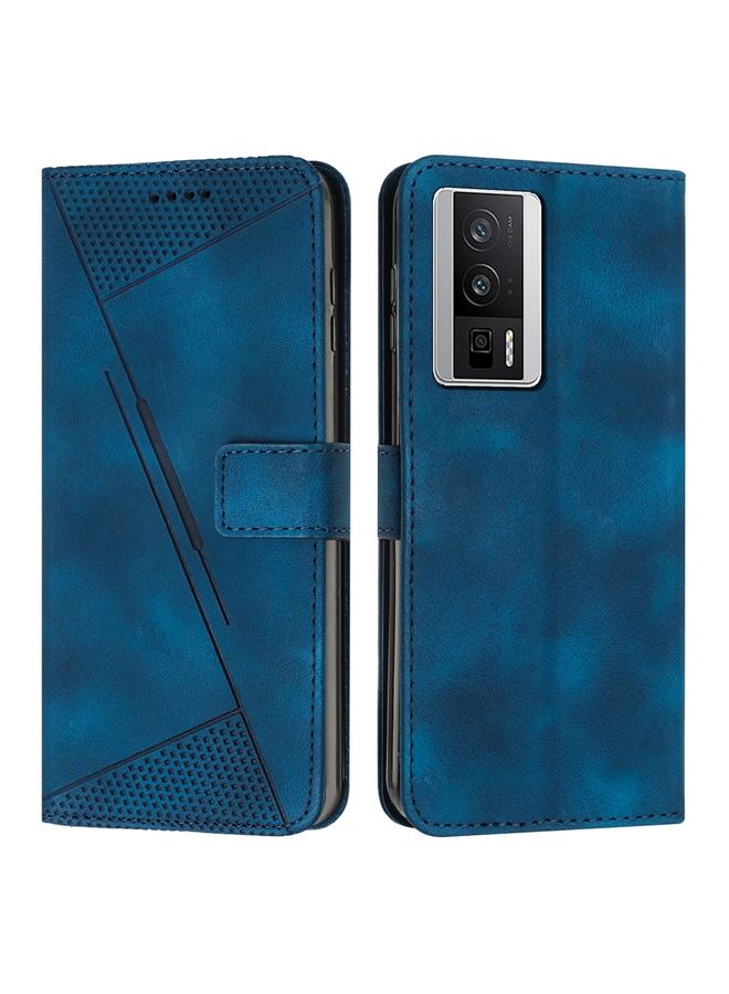 The Bros Case For Xiaomi Redmi K60 / K60 Pro Dream Triangle Leather Phone Case with Lanyard