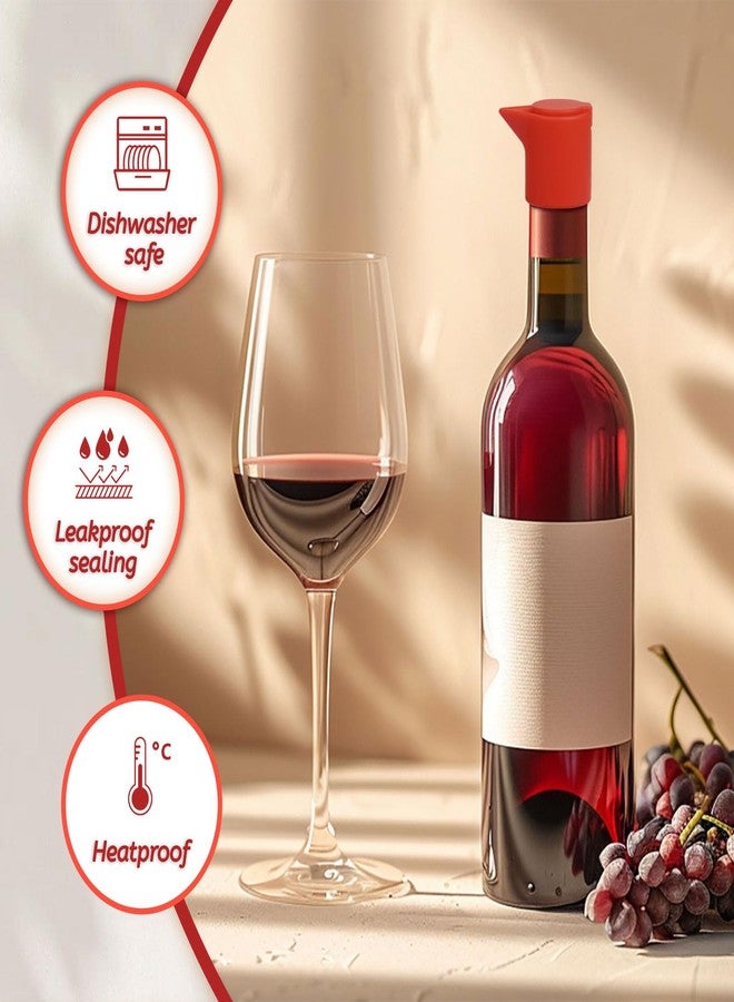 سدادة زجاجة نبيذ من السيليكون الوردي، على شكل راعي بقر، قابلة لإعادة الاستخدام ومانعة للتسرب - Image 4