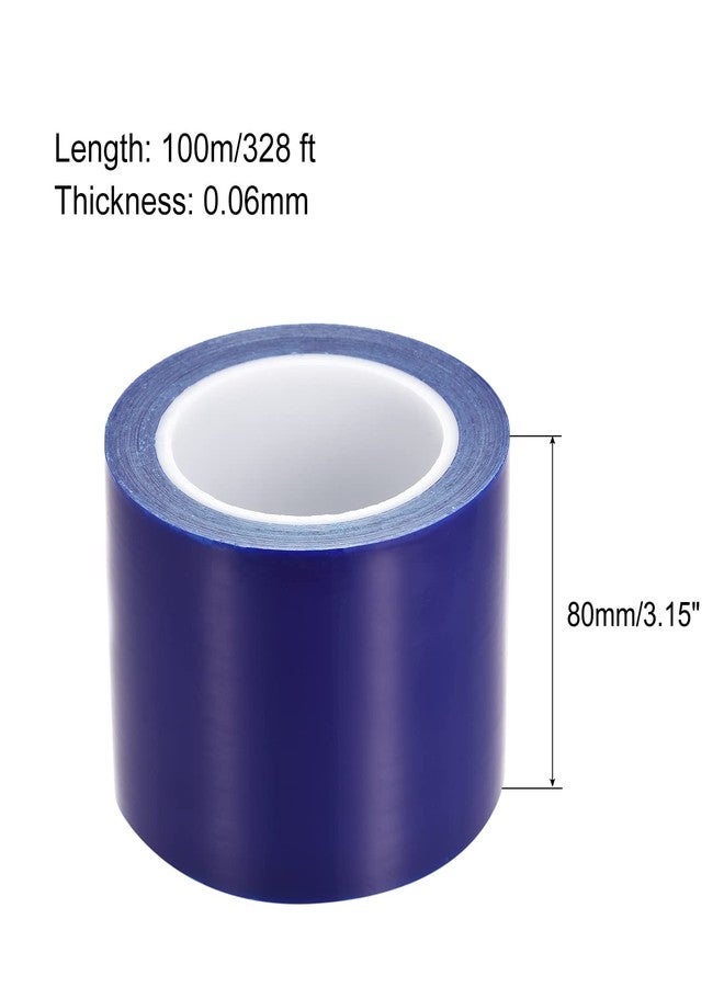MECCANIXITY Removable Protective Film, 3.15 Inch x 328 Ft Surface Protective Scratch Film Roll for Furniture, Electrical Appliances, Blue - Image 2