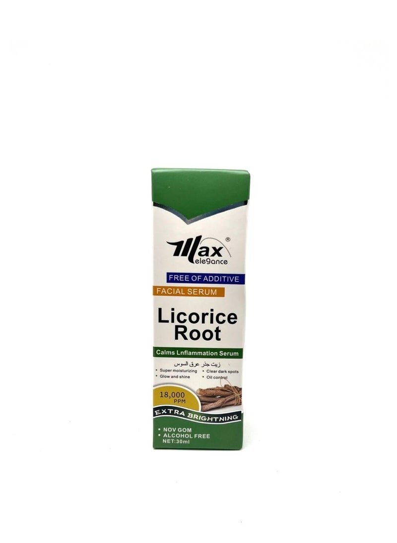 Max Elegance Licorice Root Facial Serum 30ml 