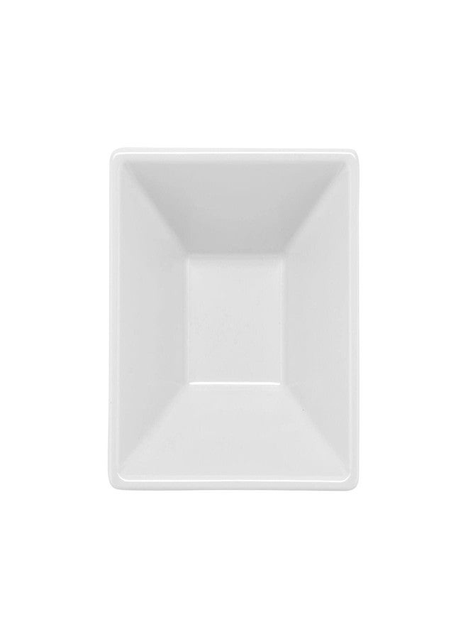 Get G.E.T. ML-278-W 8 oz. White Square Bowl, Break Resistant, Siciliano (Qty,1) - Image 2