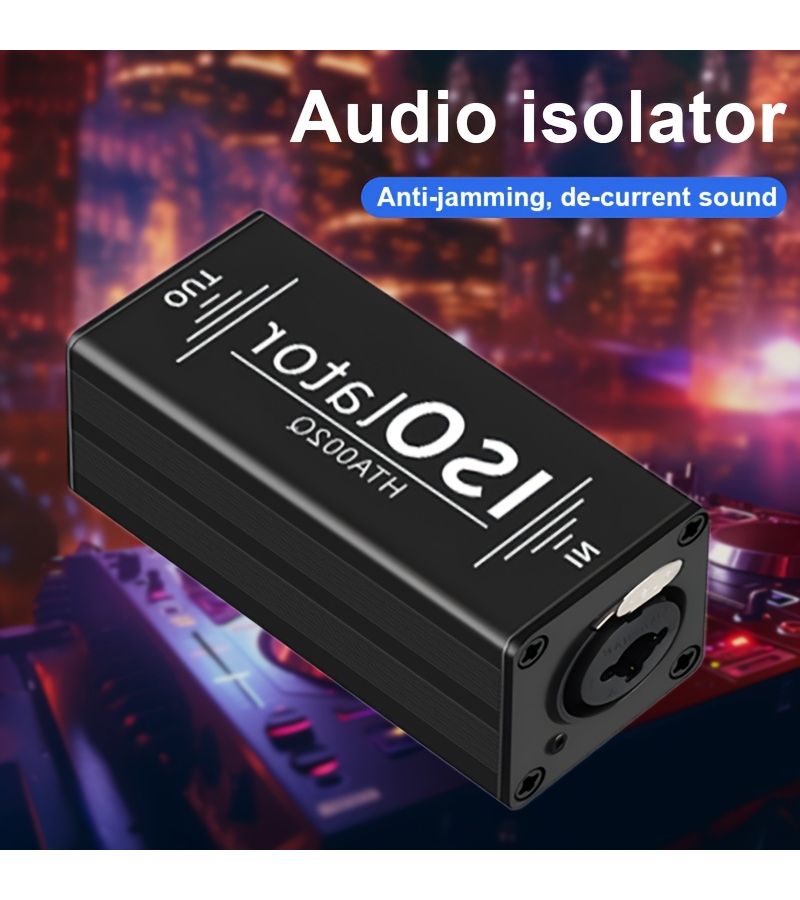 1بوصة Xlr 6.35 مم عازل ضوضاء صوتي لإلغاء مرشح الأرضي المشترك لجهاز الكمبيوتر - Image 4