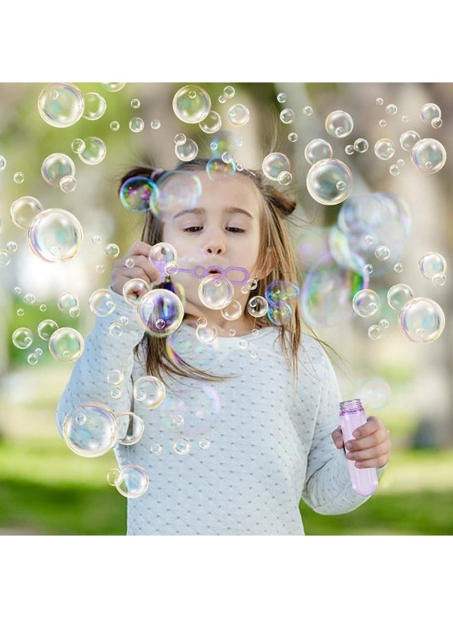 JOYYPOP 24 Pack Mini Bubble Wands for Kids Mermaid Party Favors Bubble Toy Summer Gifts for Boys Girls Mermaid Theme Birthday Party - Image 1