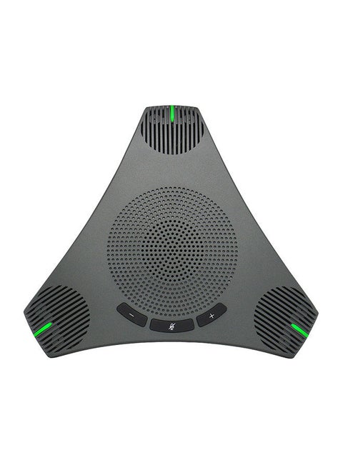 USB Speakerphone Conference Microphone Omnidirectional Computer Mic 360° Voice Pickup with Mute Key for Skype/Video Conference/Online Course/Live Streaming/Gaming/Daily Chatting