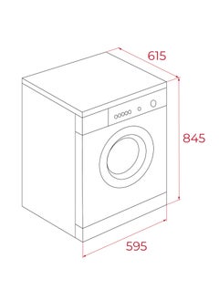 TEKA Free Standing Condenser Dryer 14 Programs, 8 KG Drying Capacity, 4 Power Levels & Anti-Crease Program SCK 70820  - Image 3
